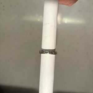 Anni + Co sterling silver dog ring